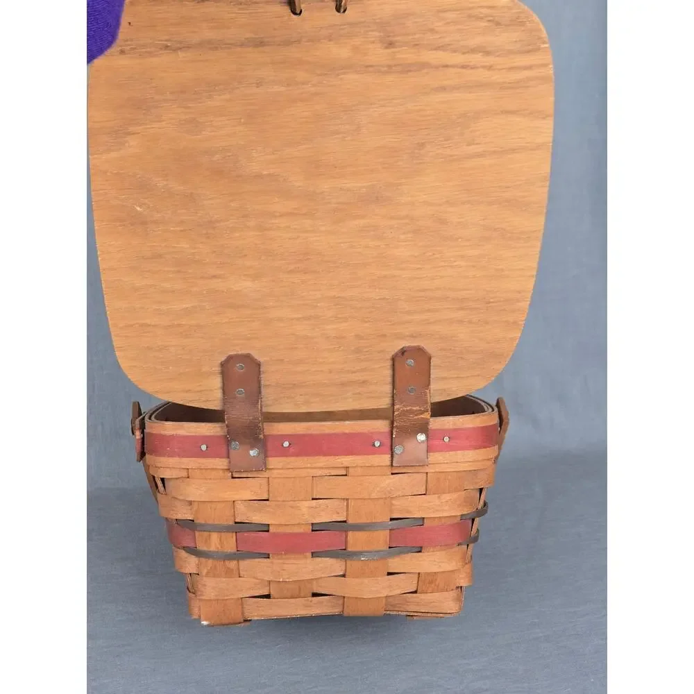 Longaberger 1989 Sponsor Share the Tradition Basket ~ Award Basket Signed by Fam
